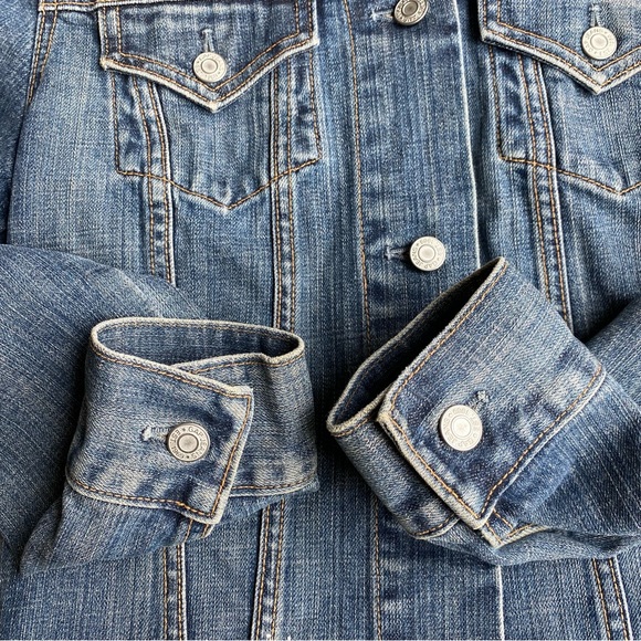 Y2K Gap Stretch Denim / Jean Jacket - Stretch- Small - Picture 9 of 11